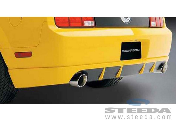 3D Carbon Mustang Rear Valance (05-09)